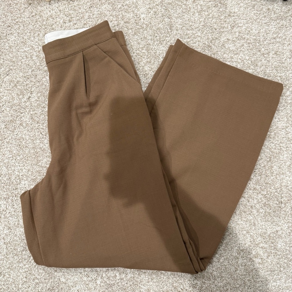 Oak And Fort Brown Tan Trouser Pants